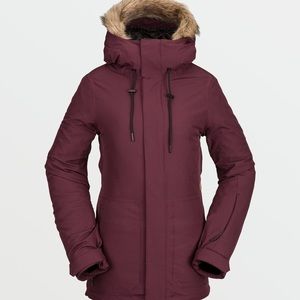 NWT Volcom Shadow Insulated Jacket size:Small color: Merlot